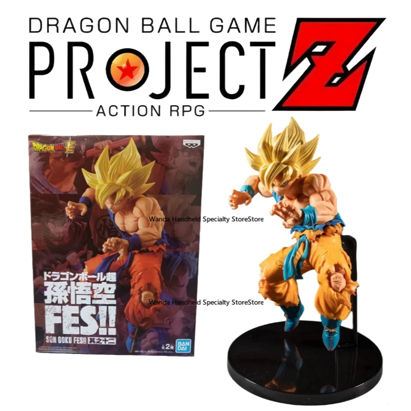

In stock Bandal Dragon Ball FES Sun WuKong Collection of figures Anime characters Birthday gift Movie characters Model Ornaments