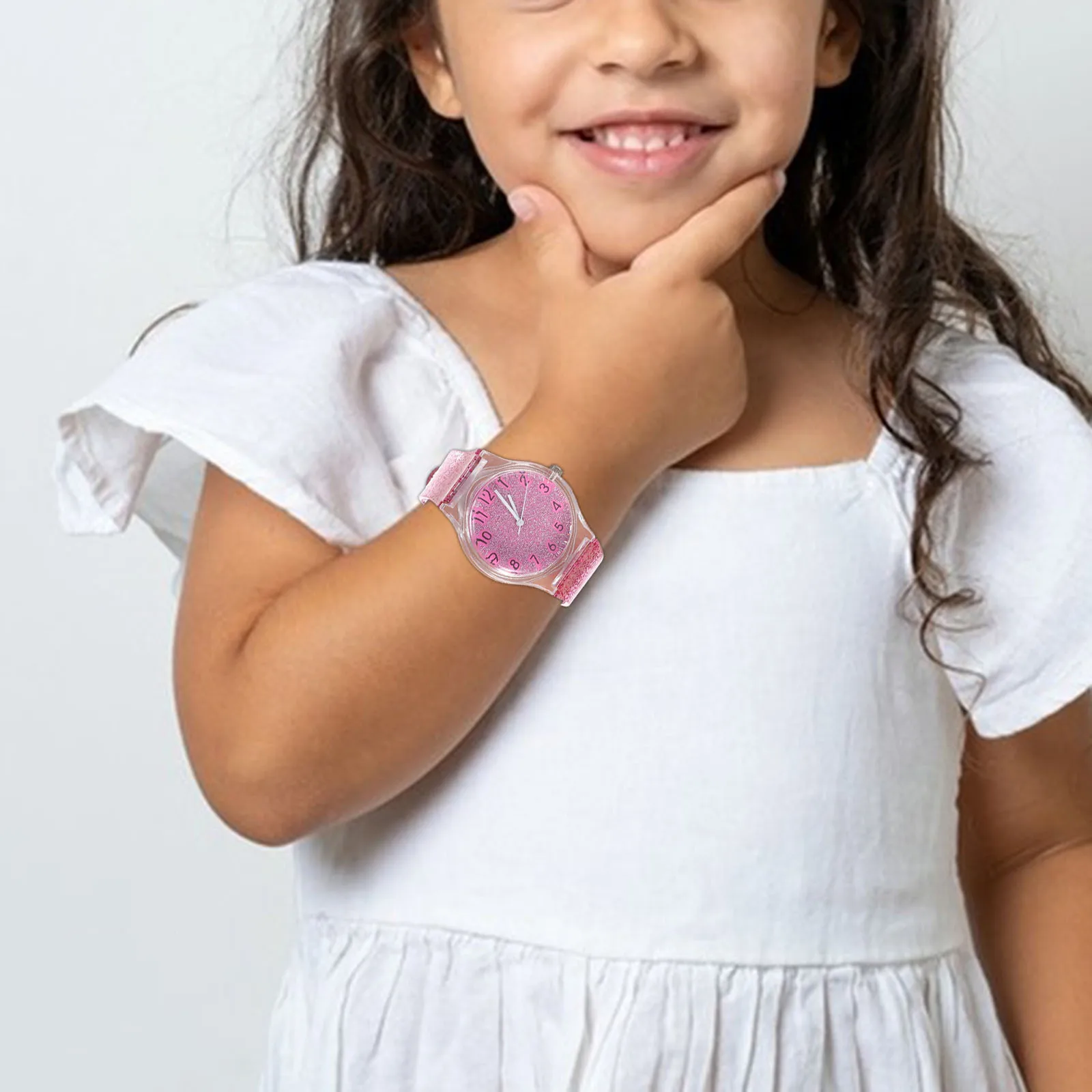 

Watch Colorful Shining Quartz Wristwatch Adjustable Strap For Birthday Christmas Gift Fashion Wrist