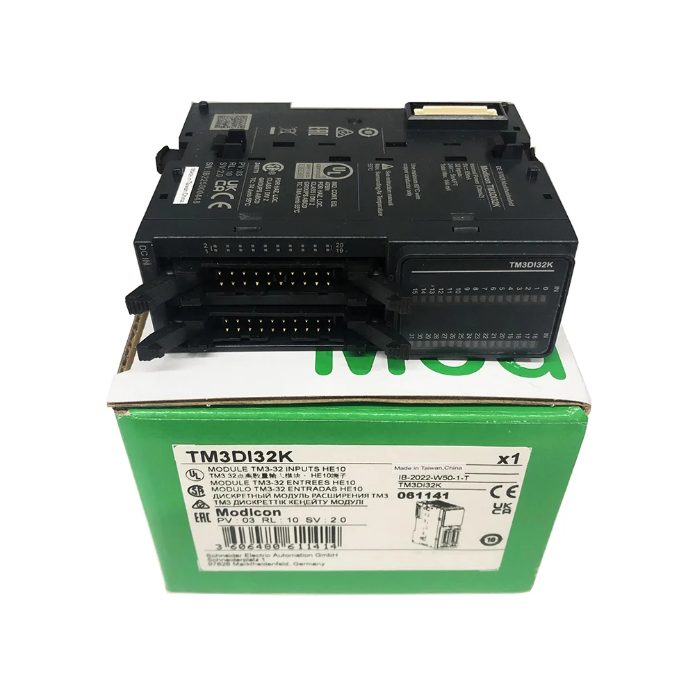 Brand New Original Modicon TM3 Digital Input Module TM3DI32K 24V DC PLC I/O Expansion Module for Automation Control