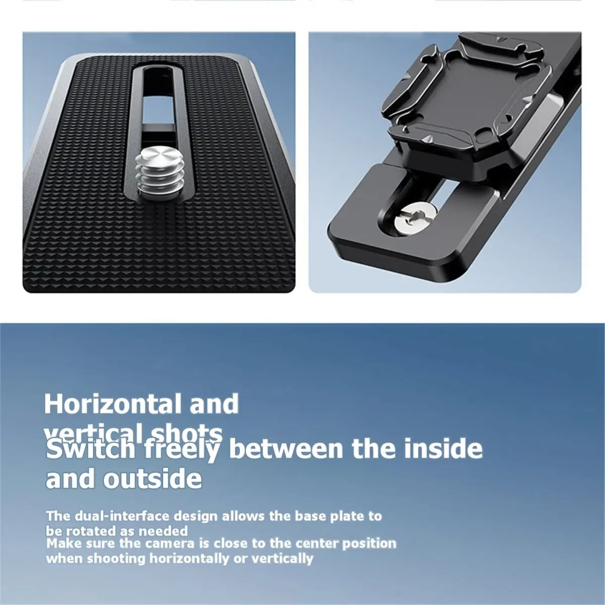 2026-新しい折りたたみ式垂直クイックリリース-l-プレートブラケットハンドグリップホルダーカメラ三脚アルカベース-dslr-ミラーレスカメラ用