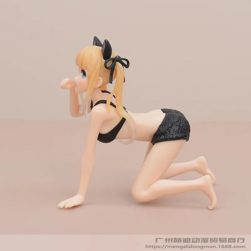 New Doll Model How To Raise A Boring Girlfriend Anime Girl Figures Eriri Spencer Sawamura Kneeling Swimsuit Car Decoration Gifts