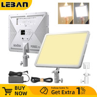 GODOX P260C PRO 2800-6500K Bi-Color LED Light Panel Dimmable Studio Video Light Lamp Panel for Video Production & Vlogging