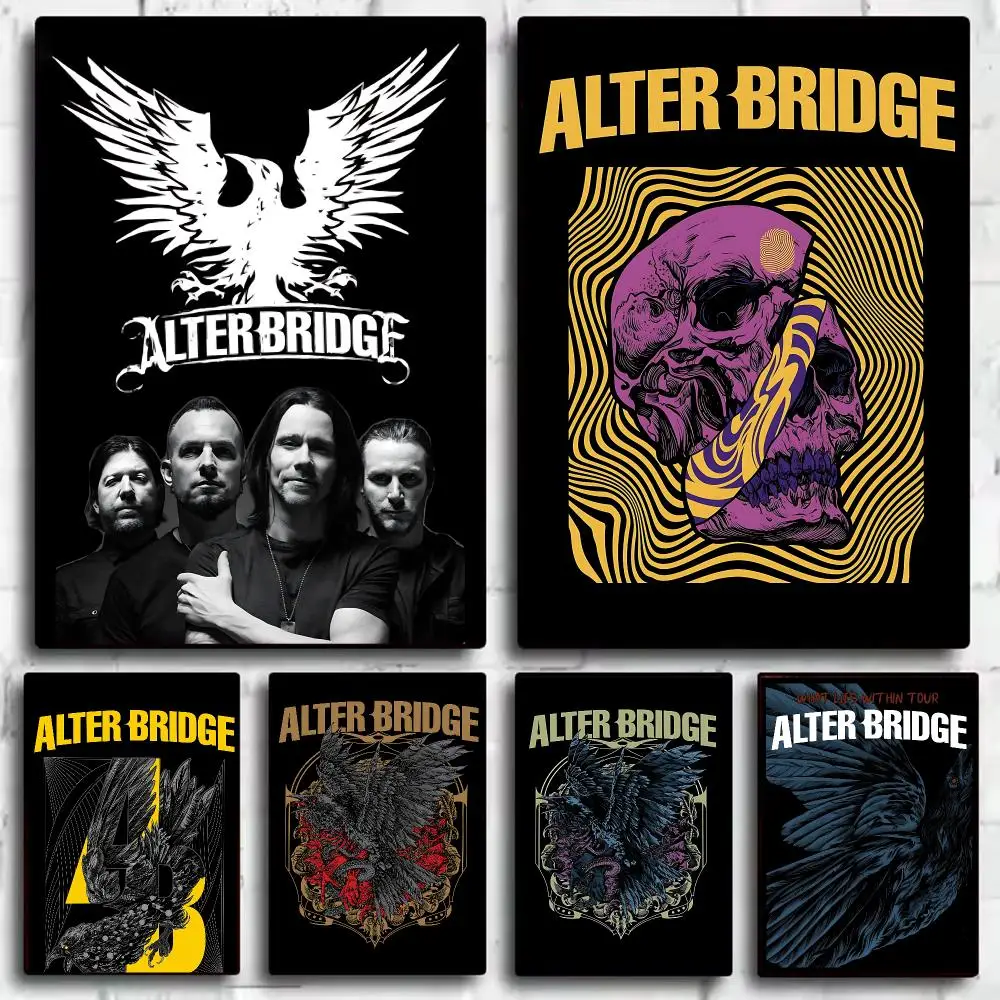 A-Alter B-Bridge  Painting Calligraphy Canvas Poster Wall Art Print for Bedroom Living Room Aesthetic Home Decor Gift