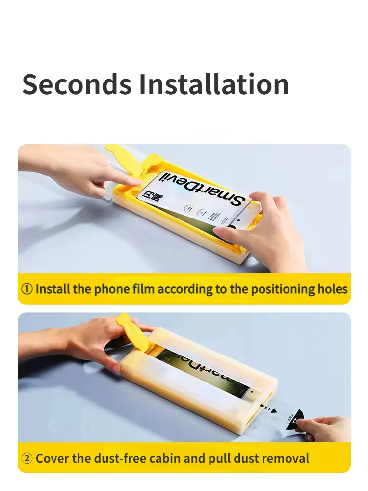 SmartDevil 1/2 PCS Dust-free Screen Protector for Samsung S24Ultra S24 Plus Full Glue Microcrystalline Soft Film for Samsung S23