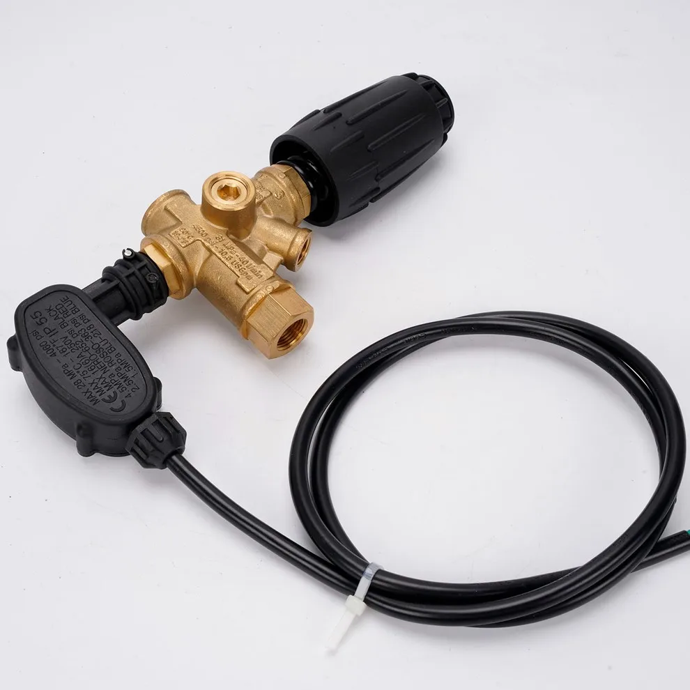 VRT3 Pressure Washer Pump  250bar 3600psi Brass Bypass Regulator