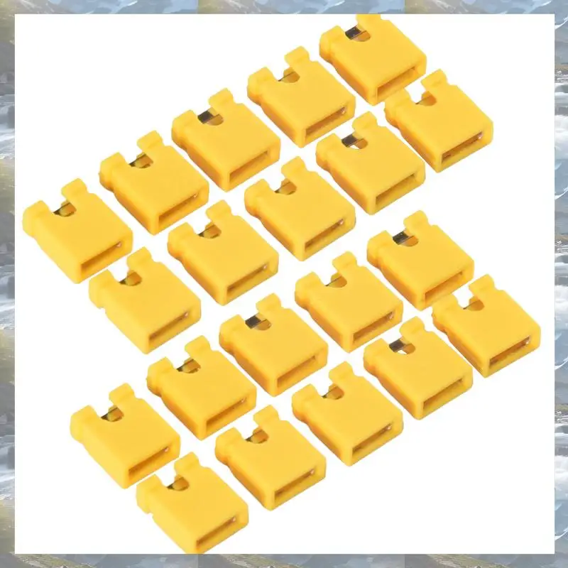 T82C Hot Sale-100Pcs 2.54MM Jumper Cap Open Type Shorting Cap Shorting Block Shorting Cap Socket Pin Header Connection Block