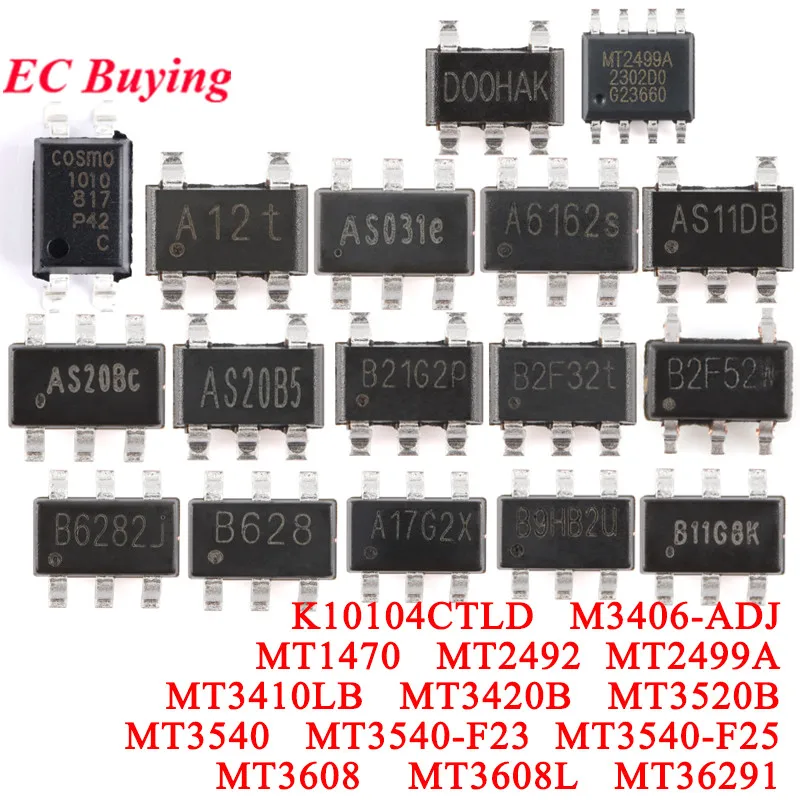 5-50Pcs M3406 MT1470 MT2492 MT2499A MT3410LB MT3420B MT3540 MT3608 MT3608L MT36291 MT9201 MT9284-28J MT9700 K10104CTLD IC Chip