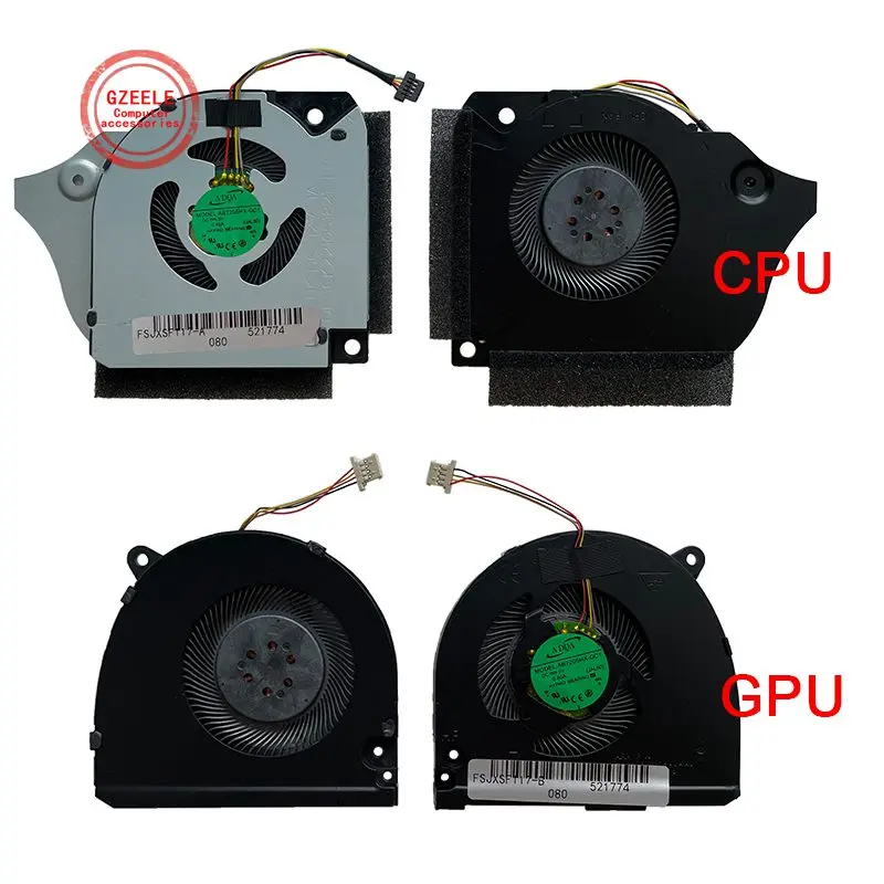 1323-01AU000 For Machenike F117-V F117-VC F117-VD F117-VG F117-VB2s F117-VD3s CPU & GPU COOLING FAN