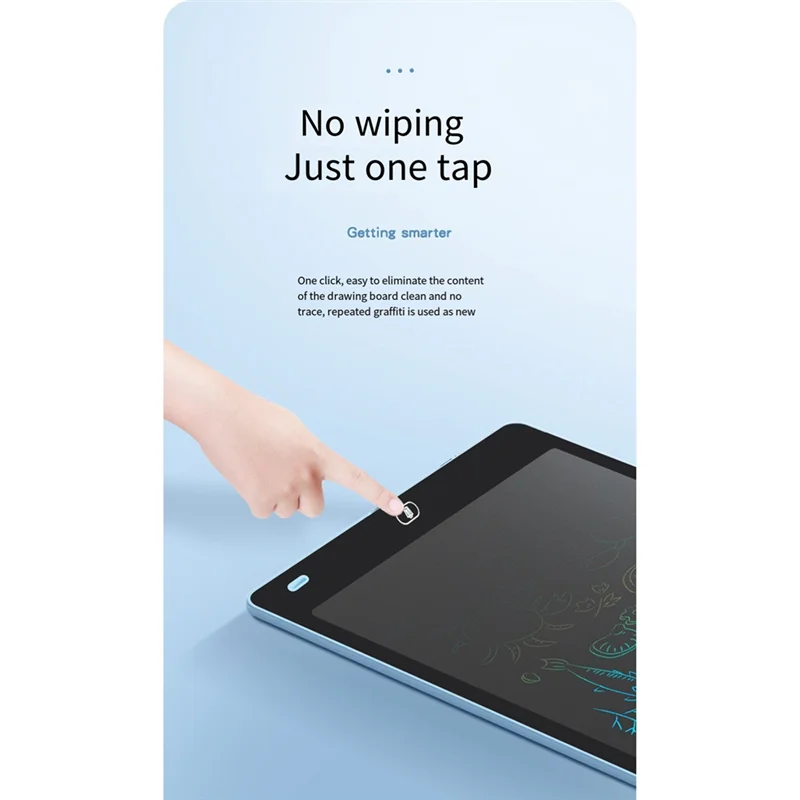 لوح رسم LCD مقاس 10 بوصات، لوح كتابة ملون، لوح جرافيتي للأطفال، رسم متين وسهل الاستخدام باللون الأخضر