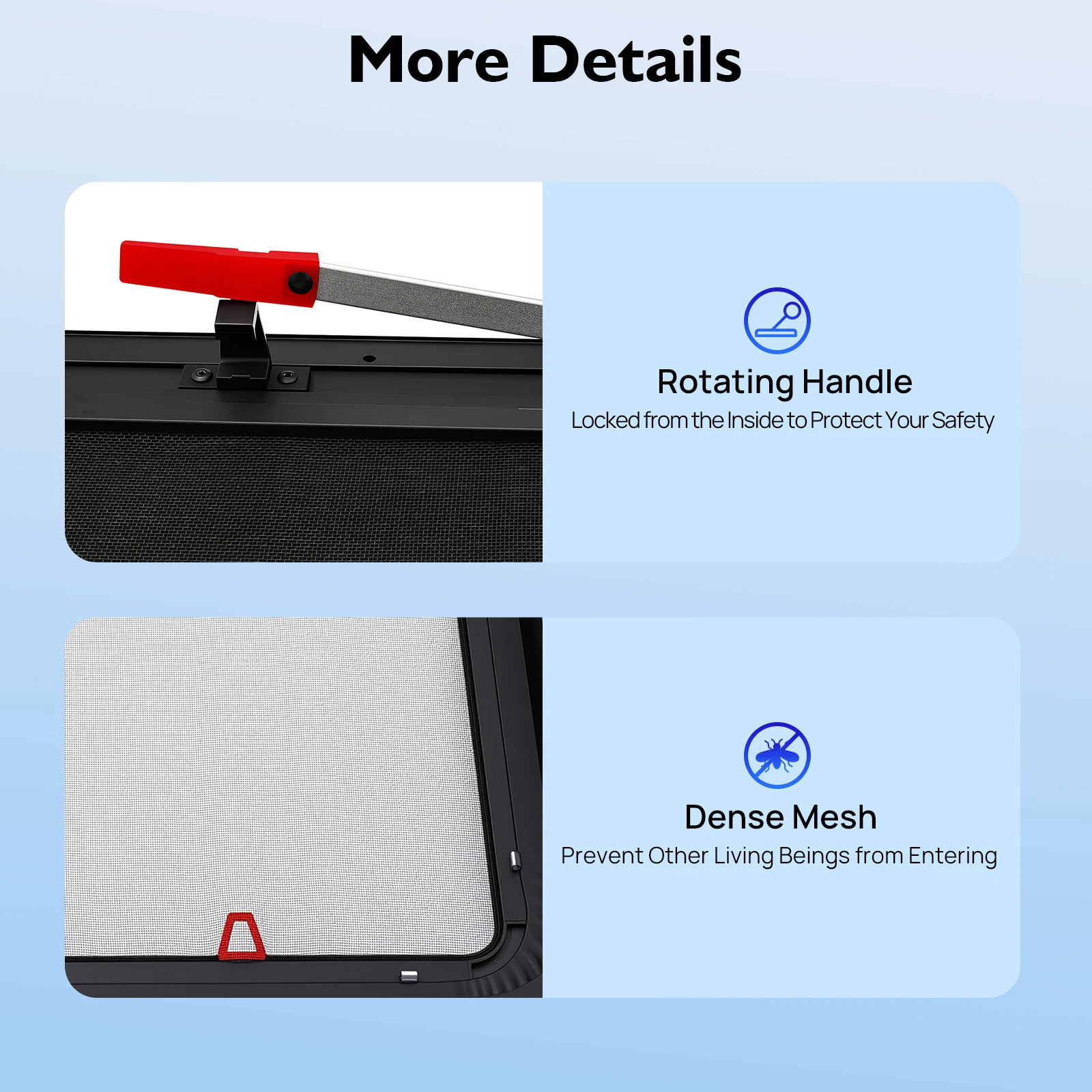 Black RV External Window  76.2*55.9cm RV Push Out Window for RVs Trailers Pickup Trucks Conversion Vans etc