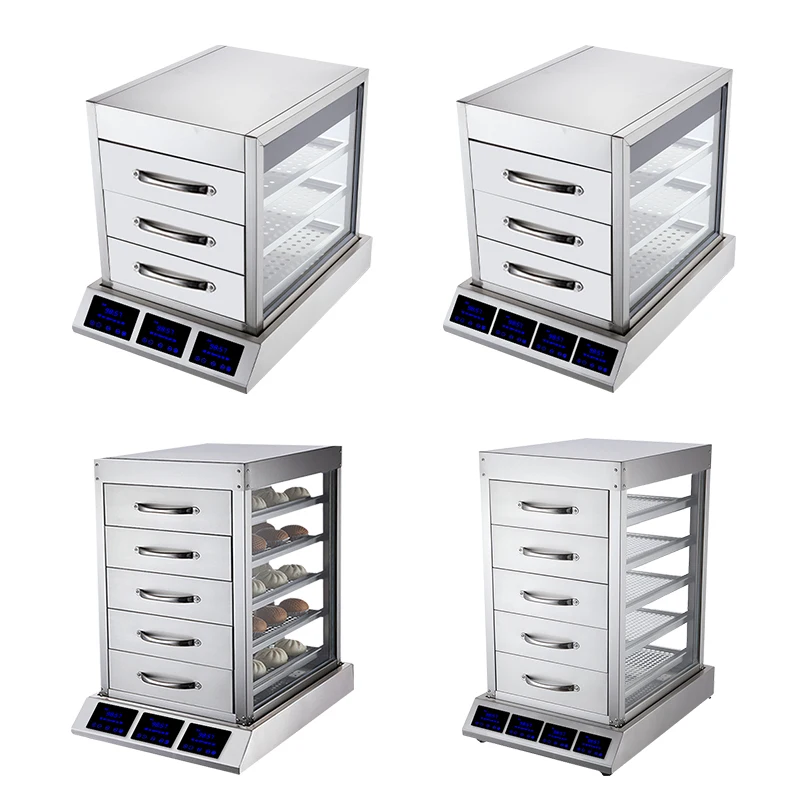 

Commercial 3000W Stainless Steel Bun Steamer Machine Electric Automatic Home Kitchen Equipment For Restaurants Dim Sum Breakfast