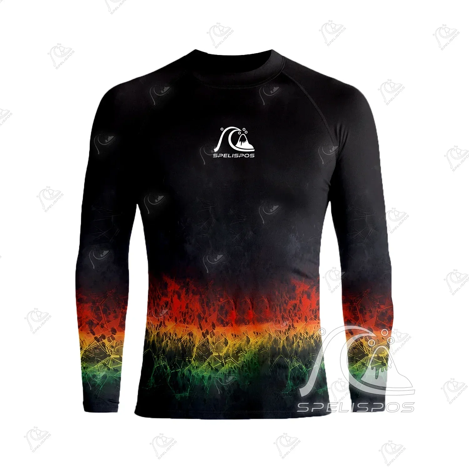 Men's Long Sleeve Surfing Shirt Diving Gym Clothes Rashguard UV Sun Protection Basic Surfing Suit UPF 50+ Swimwear