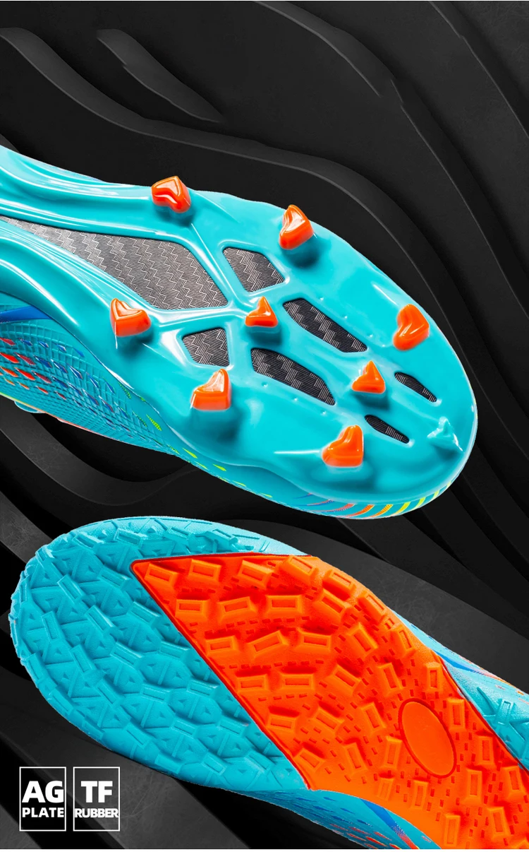 Fußballschuhe Herren X2308 Weiß TF/FG Original Professionelle Jugend Anti-Rutsch Indoor Fast Soccer Outdoor Training Fußball Sneaker – Detail 6