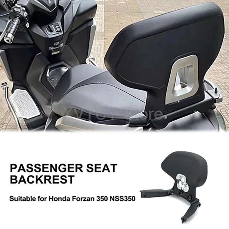 For Honda Forza 350 NSS350 Motorcycle Backrest Rear Passenger Seat Back Rest Stay Protection Pad accesorios para motocicletas