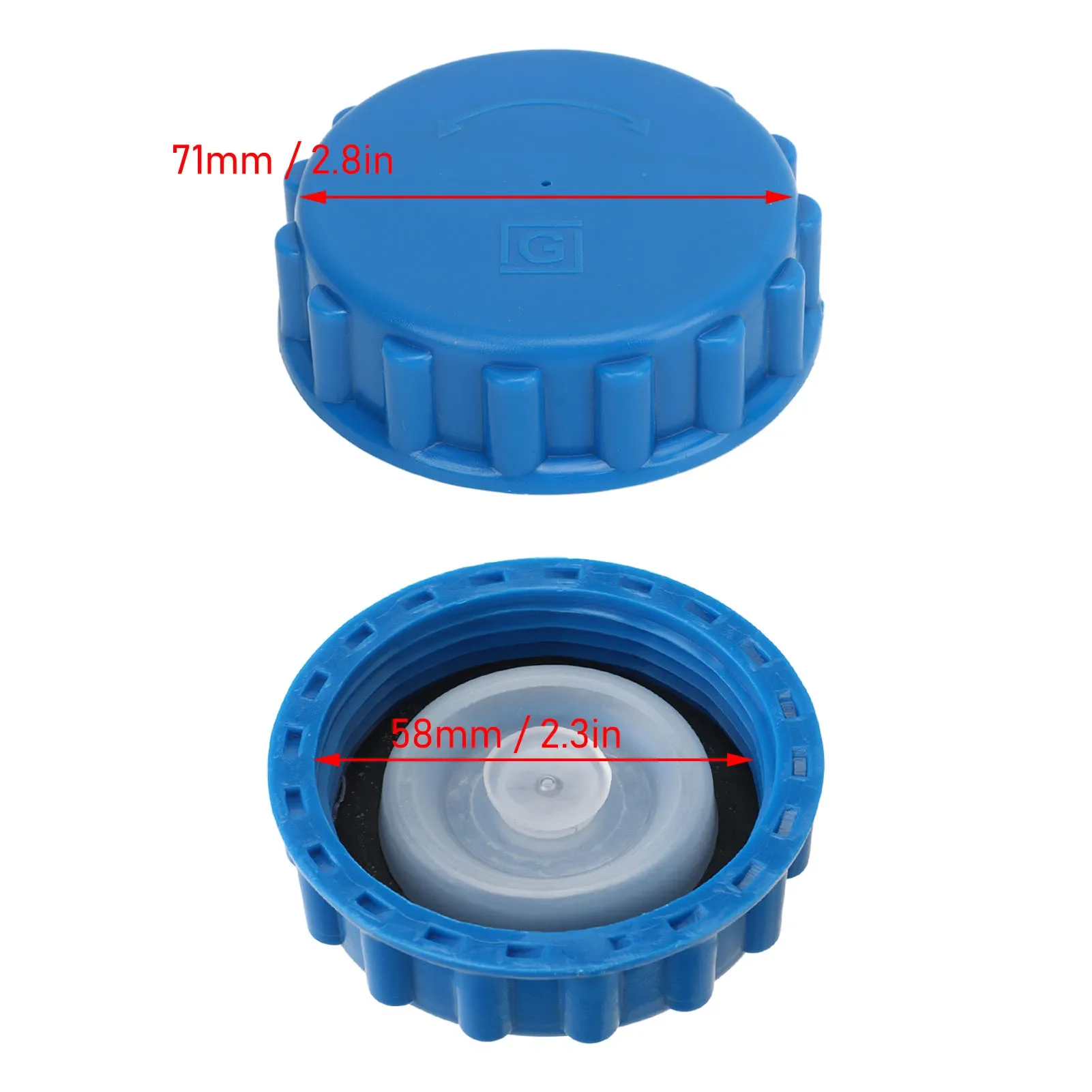 58mm Parking Heater Fuel Tank Cap With Sealing Gasket Fuel Tank Cap Replacement Parking Heater Accessories