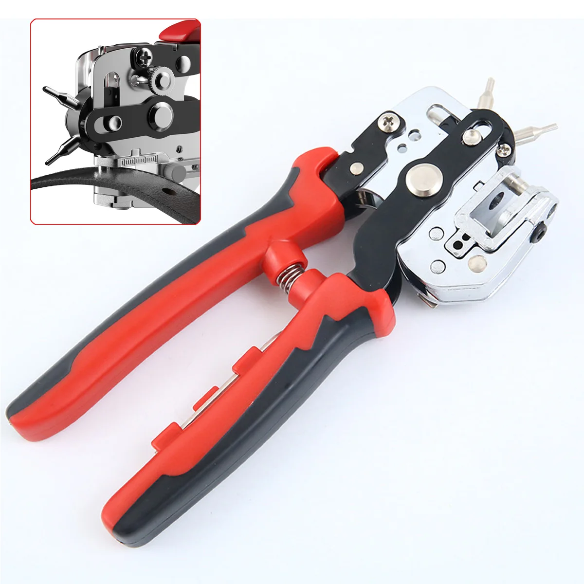 

Новый дизайн: Пробойник для отверстий, инструмент для рукоделия, для ремешков часов, кожаных изделий, ремней, для домашнего использования