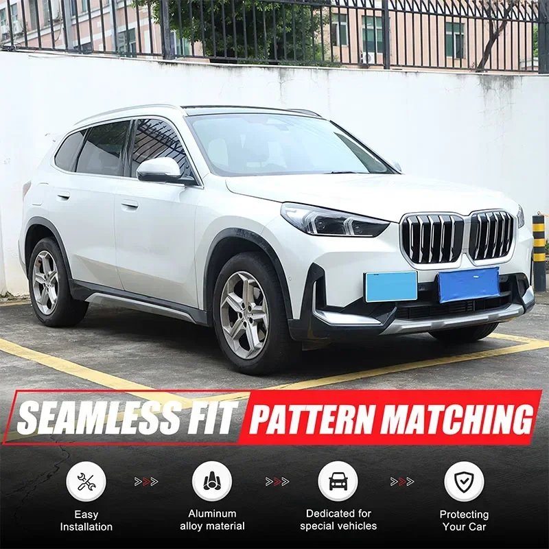 For BMW X1 U11 2023 2024 2025 Car front license plate side mounted license plate holder Aluminum alloy Auto Accessories