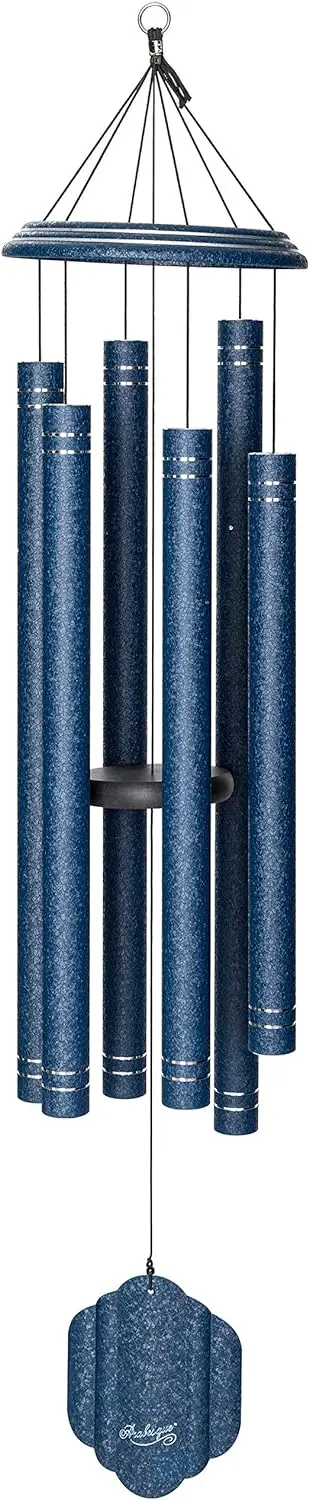 

Sapphire Wind Chime for Patio, Backyard, Garden, and Outdoor décor (Aluminum Chime) Made in The USA