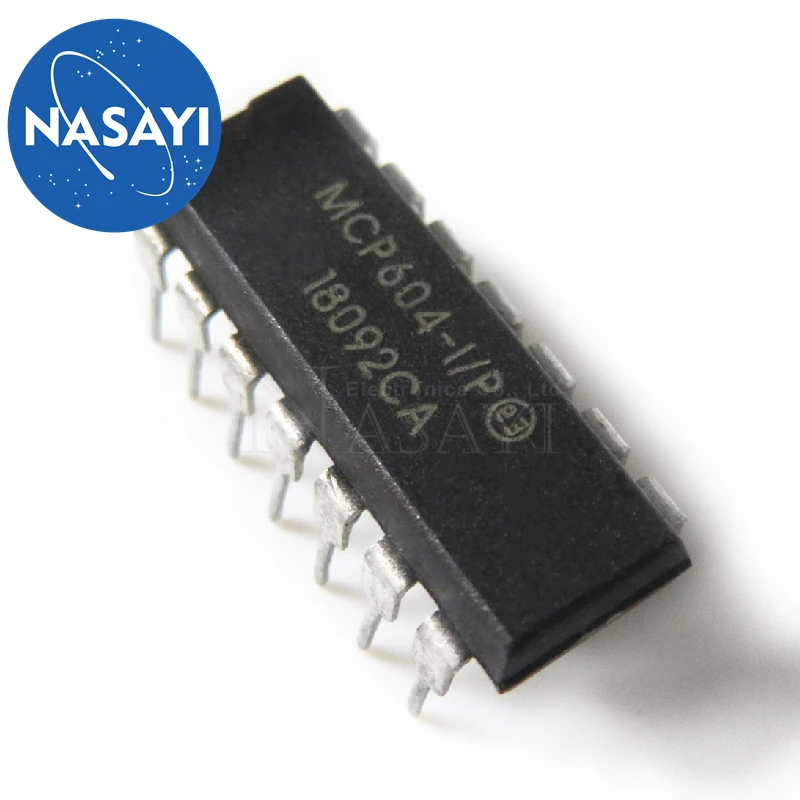 

NASAYI 5pcs/lot MCP604-I/P MCP604-IP MCP604-I MCP604 DIP-14 new original In Stock