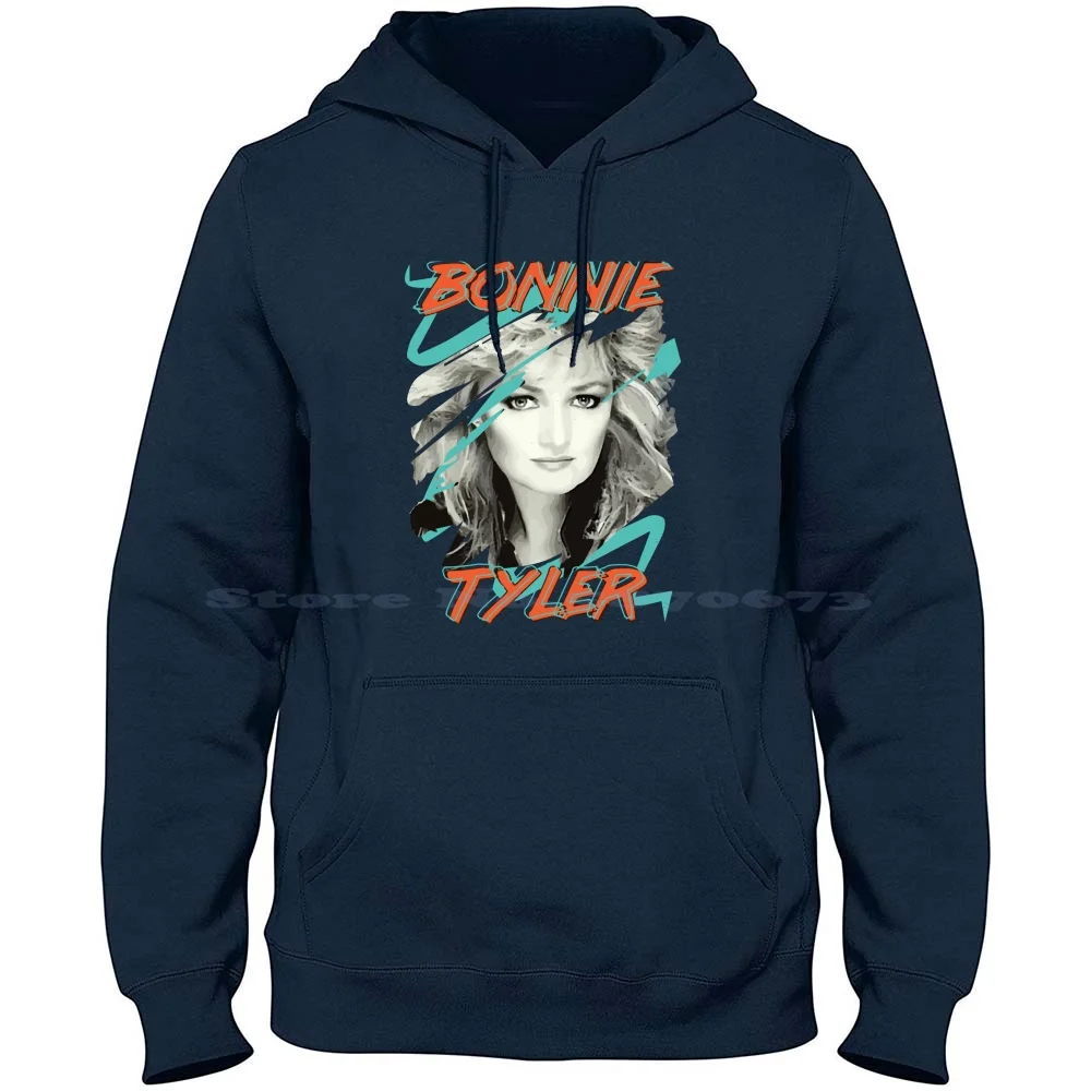 Bonnie Tyler 80S 1980S Pop Music Total Of The H E A R T S Gift For Fans , For Men And 100% Cotton Hoodie T Shirt Bonnie Tyler