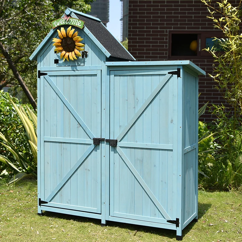 

Customizable Storage Cabinet Storage Sorting Sundries Outdoor Wooden Yard