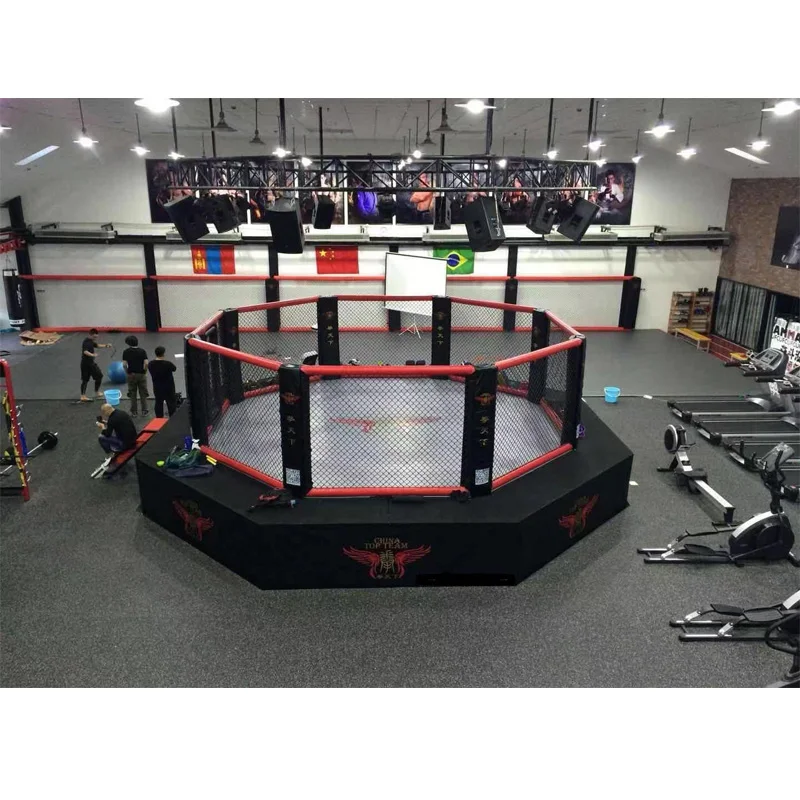 Hot Sale MMA Competition Catwalk Wrestling Cage 7m*7m*1m 24ft*24ft 6m*6m*1m Octagon Panel Wall Sports & Entertainment Product