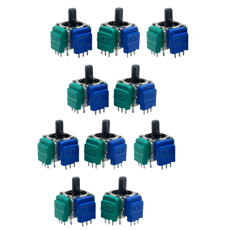 

10PCS TMR Electromagnetic Joystick For PS4 Gamepad Upgrade TMR Joystick 3D Analog Thumbstick Controller