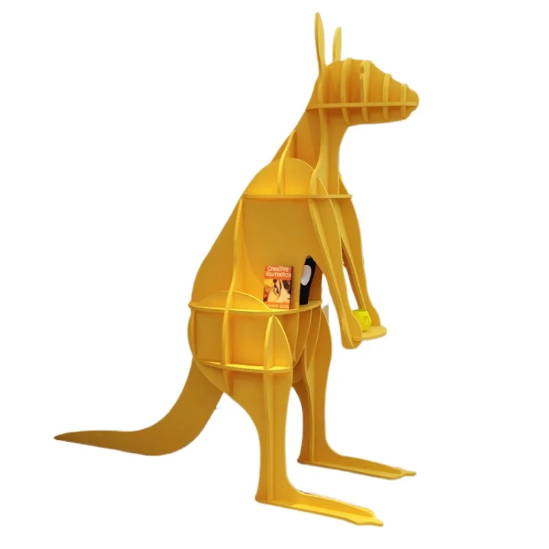 

Kangaroo Creative Decorative Rack Hotel Clubhouse Celebration Activities Decorative Shop Window Floor-to-ceiling Ornament