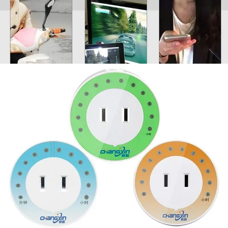 652F دقة عالية مؤقت دائري دقائق/ساعات العد التنازلي لمقبس تبديل الوقت للمنزل #3