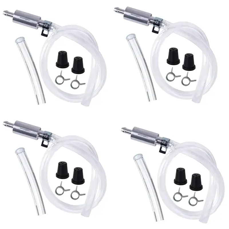 

Комплект для прокачки тормозов с односторонним обратным клапаном для мотоциклов и автомобилей, 4 шланга в комплекте