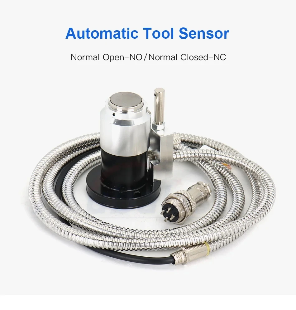 

High Precision Automatic Tool Sensor CNC Z Axis Tool Press Sensor Tool Setting Gauge 4Wires Engraving Machine CNC Router