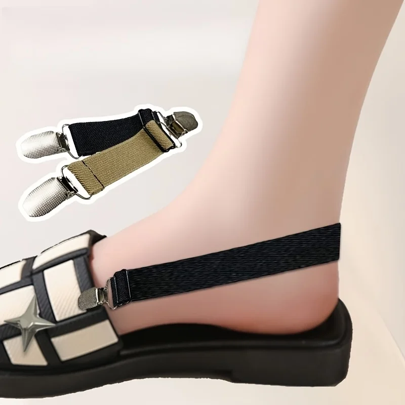 Non-Slip Heel Strap for Flip Flops Adjustable Comfortable Elastic Band Prevents Slipping Off