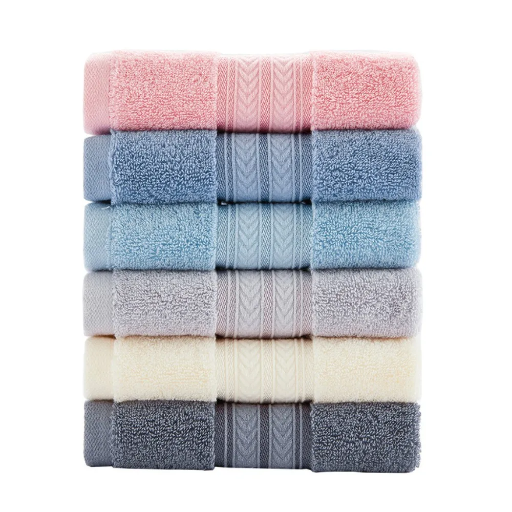 1/4/6pcs 100% Cotton Hand Towels Soft Highly Absorbent Oversized Bathroom Towels for Hotel Spa Guest Face Washcloth Towels Gift