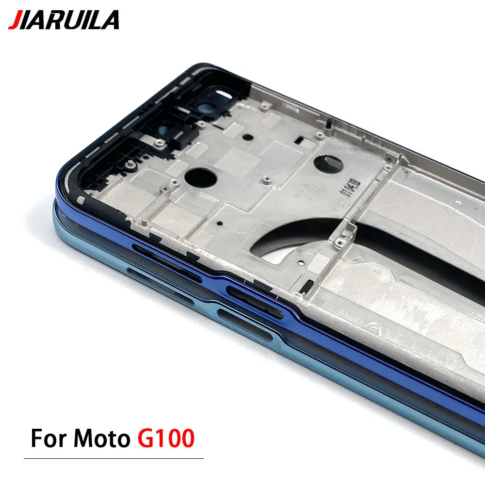 NEW Front Housing LCD Screen Frame Cover Bezel Plate Replacement Part For Motorola Moto G 5G G8 Plus G8 Power Lite G9 Play G100