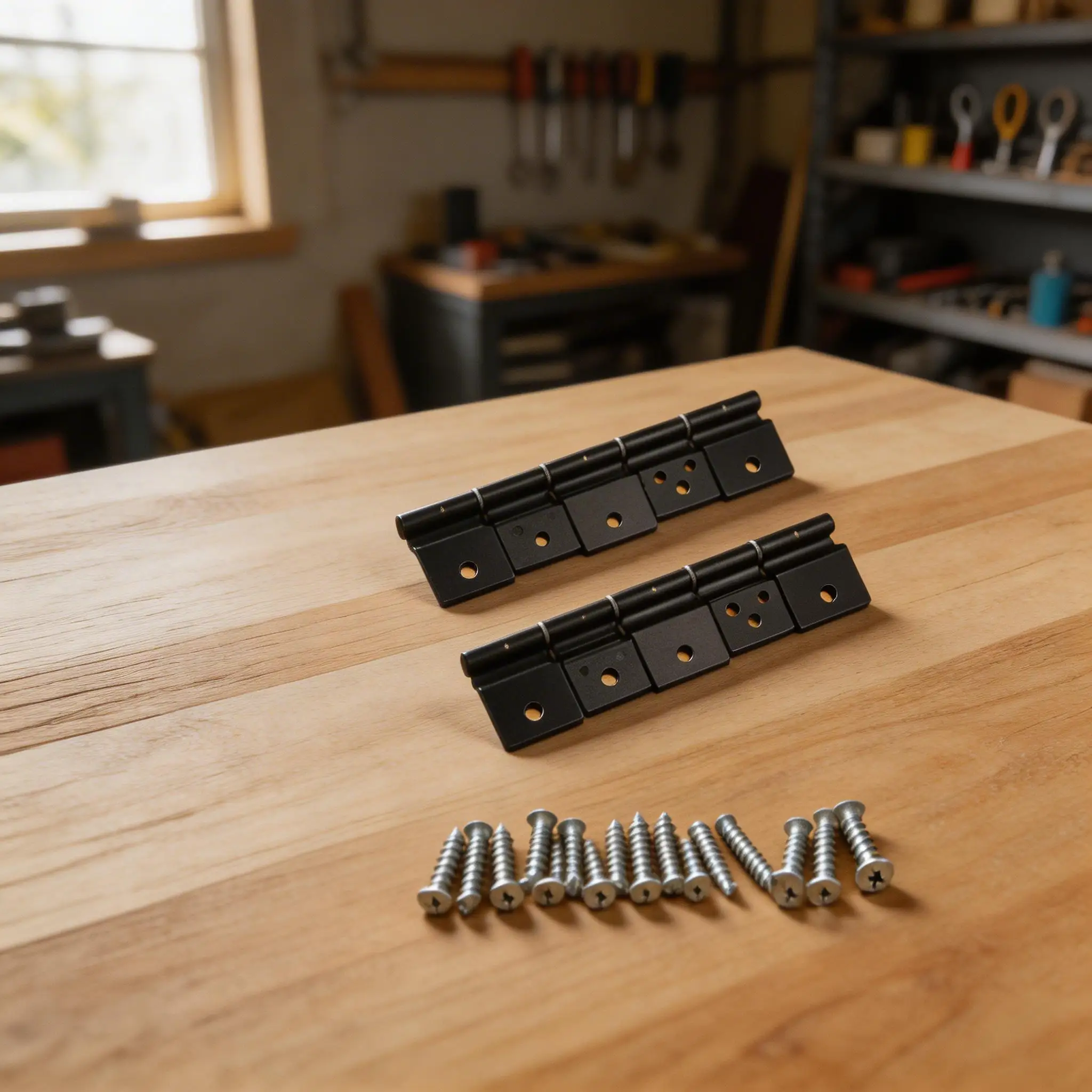 4PCS Lightweight RV Door Hinge Set With Screws Replacement Camper Door Hinges For Fifth Wheel & Trailers For Installation
