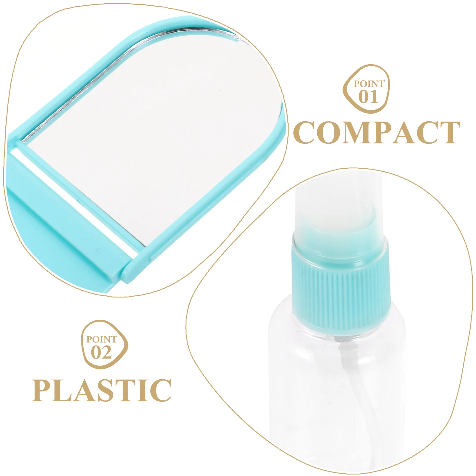 

10 in Empty Bottle Set Travel Bottles Liquid Containers Leakproof Small Airport