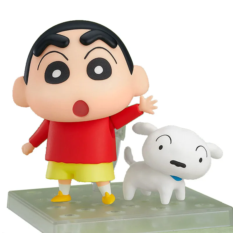10 cm Anime Crayon Shin-chan q-version Gemeinsame mobilität Action Figure PVC Modell Statue Spielzeug Puppe Schreibtisch Dekor sammeln Geschenke