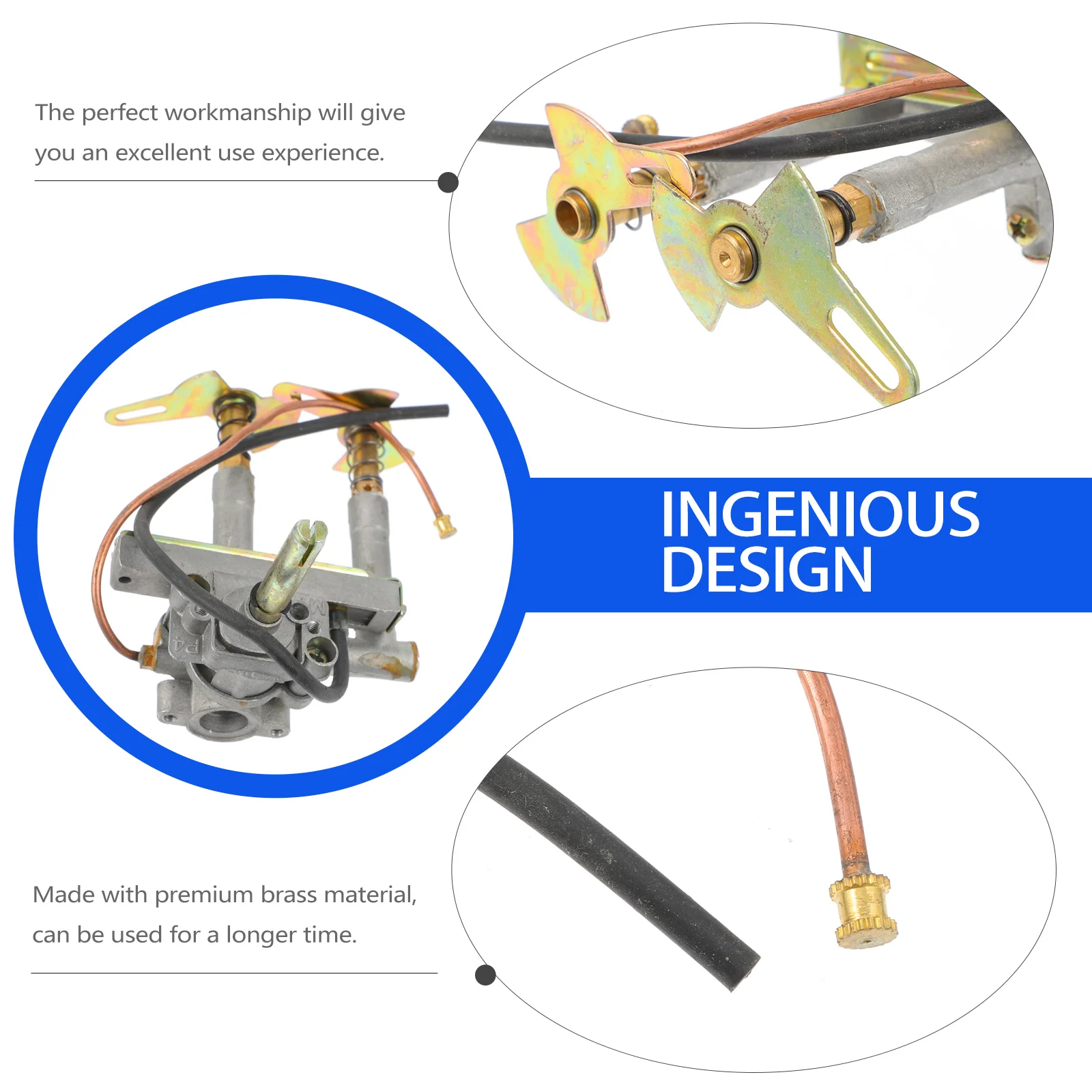 

Pulse Ignition Assembly Electronic Grill Igniter Kitchen Accessory Stove Part Replacement Bbq Accessories Premium Brass Long