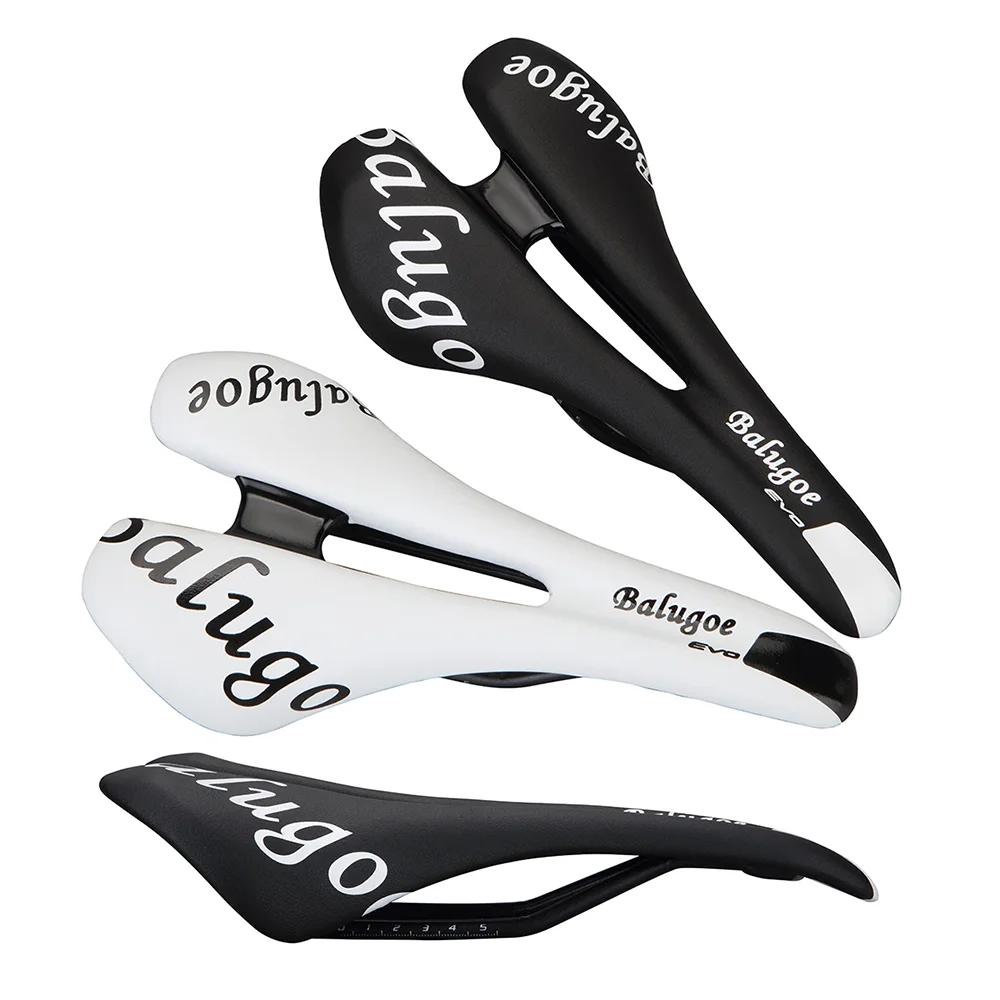 

Удобное кожаное велосипедное седло BALUGOE для горного и шоссейного велосипеда, с длинным носом, подушка-накладка, аксессуар для велоспорта