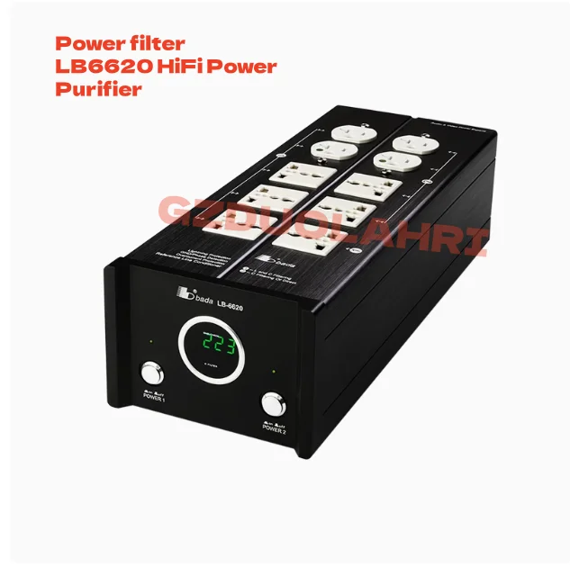 LB6620 HiFi power filter purifier, anti-interference, fever prevention, lightning protection, and lightning protection socket