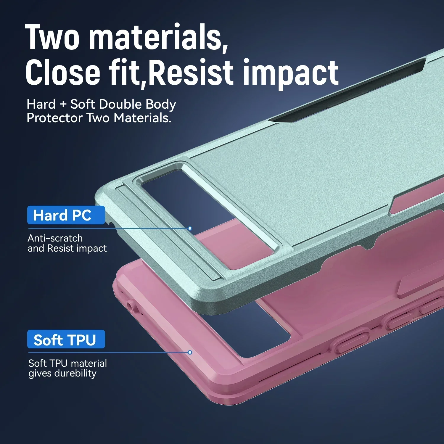 Shockproof Hybrid Heavy Duty Armor Phone Case for Google Pixel 11 10 9 ProXL 10A 9A 8 7A 6 PC+TPU Protector Hard Otter Cover Box view 4