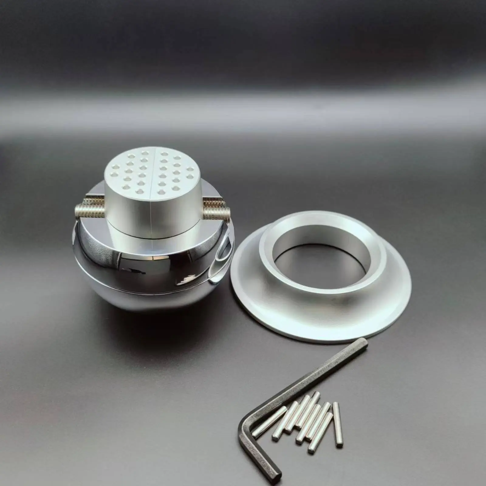 

Spherical Vise 360-Degree Rotation Rotate Base Bench Vise Miniature Engraving Block Aluminum Alloy Construction Workshop Tool