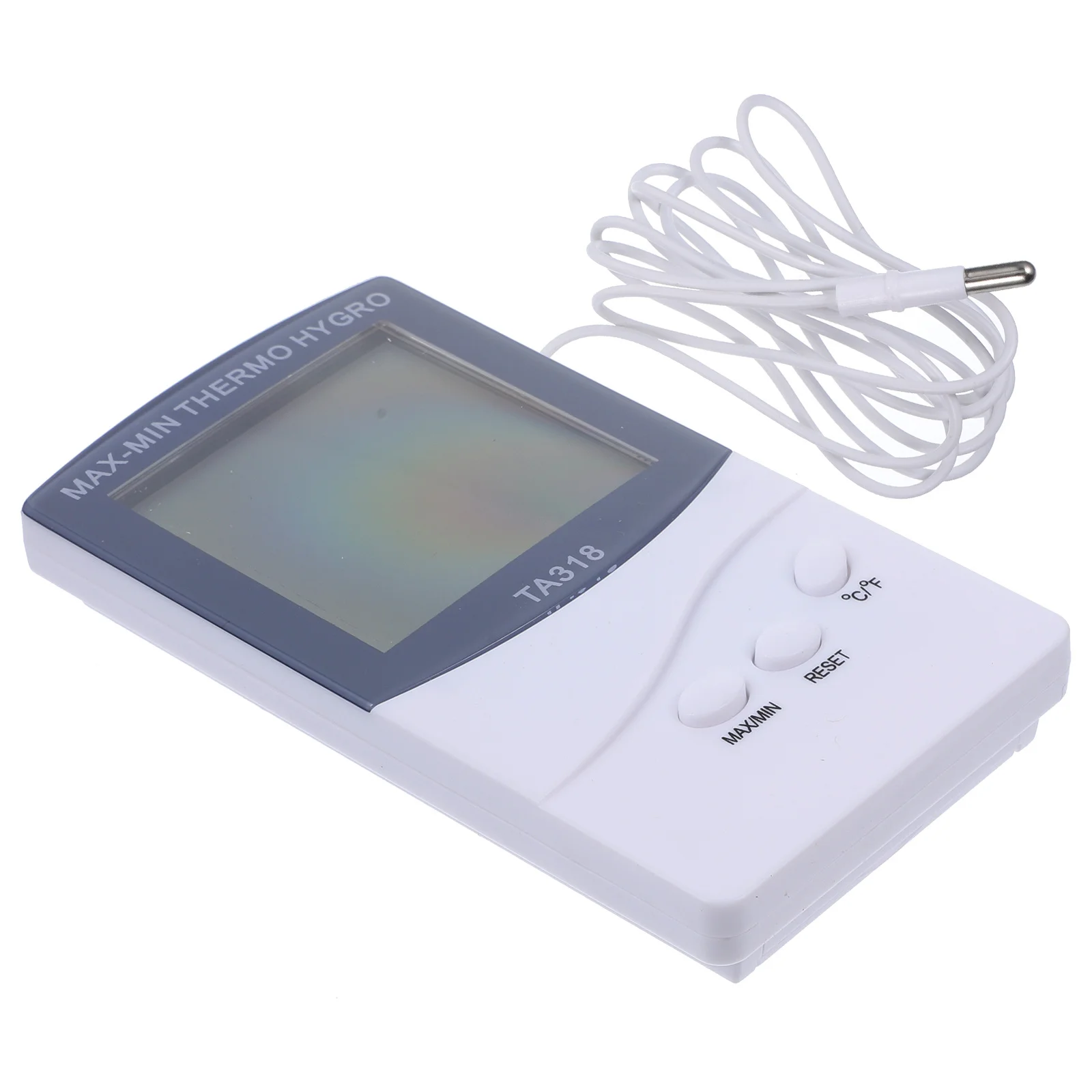 

Ta318 Digital LCD Thermometer Electronic Hygrometer Indoor Outdoor Temperature Humidity Meter Wide Screen Easy Readout