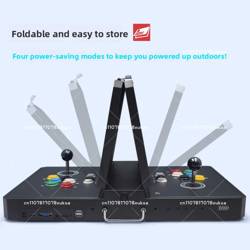 Home Arcade Game Machine Portable Folding Portable Double Screen Joystick All-in-one Machine Pandora Moonlight Box