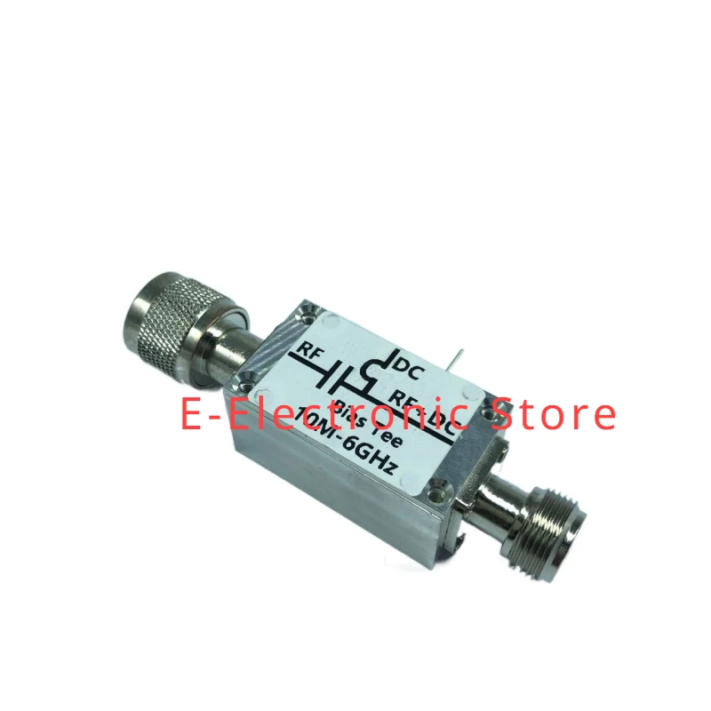 

Bias Tee 10MHz-6GHz N-head High-power Digital Feeder RF Isolator Biaser Feeding