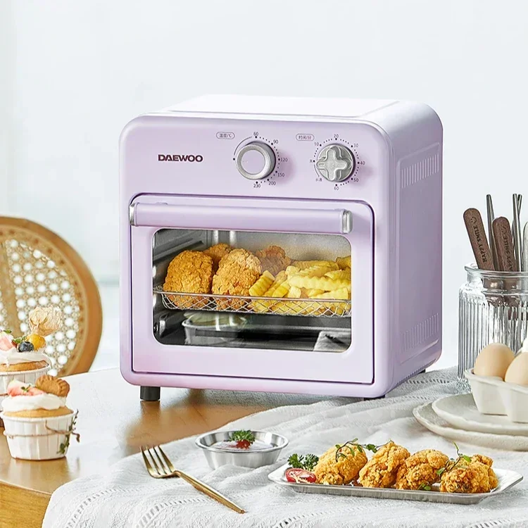 Multifunctional air fryer oven for household use. Small and mini in size. Electric oven with fully automatic operation.