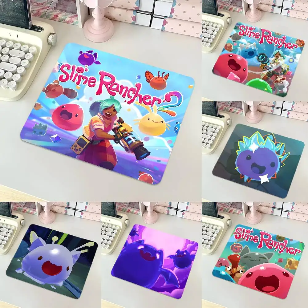 1pc Game S-Slime Rancher Small Mousepad Keyboard Pad Laptop Cushion Non-slip Deskpad