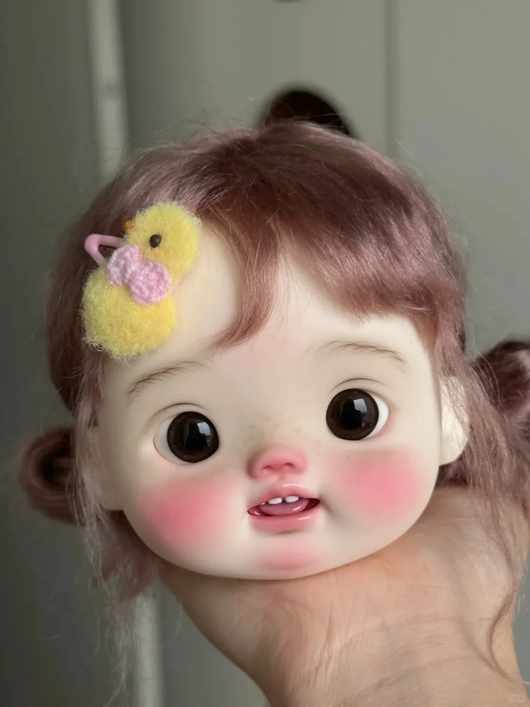 

Кукла BJD 1/6, детский комплект с большой головой diandi, высококачественный смоляный язычок, наклеивающий голову девушки, просто голова