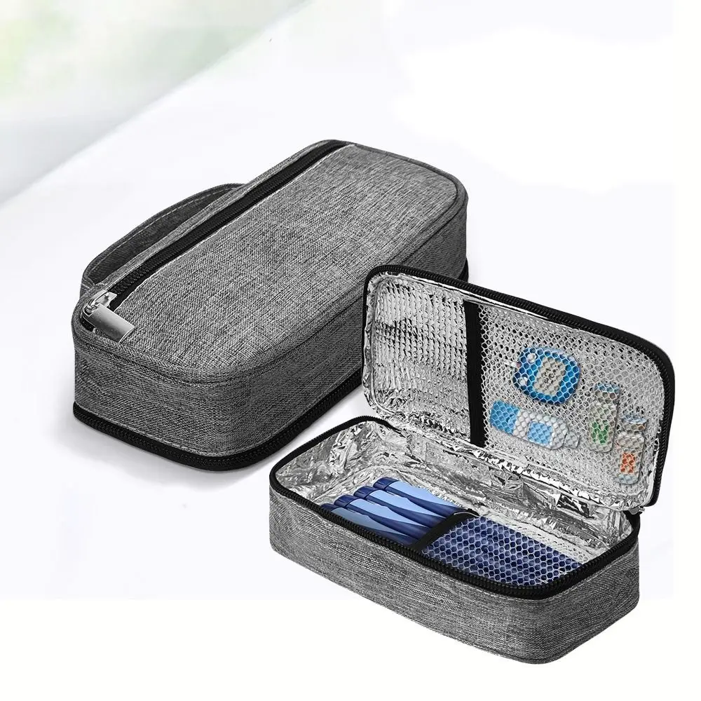 

Durable Lightweight Insulin Cooling Bag Waterproof Washable Insulin Carry Case Wear-resistant Insulin Cooler Travel