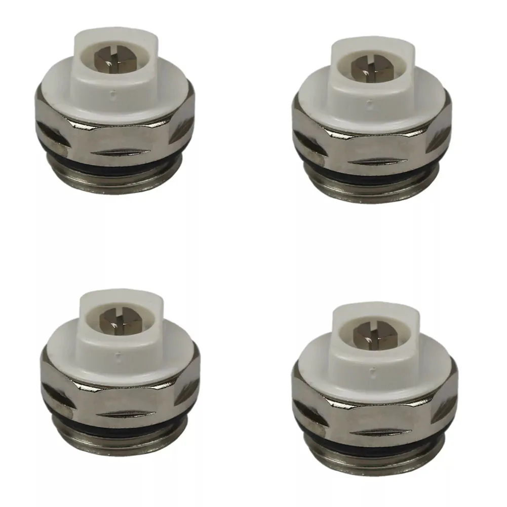 4pcs Automatic 3/4in Male Thread Radiator Ventset Ventvents Air Vent Valve Radiator for exhaust Valves Home Improvement